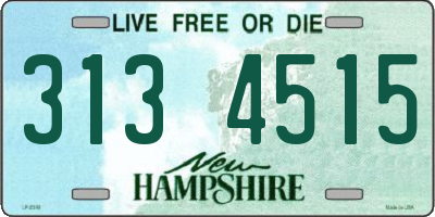 NH license plate 3134515