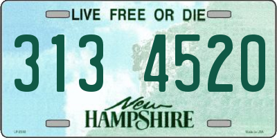 NH license plate 3134520