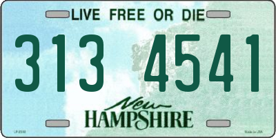 NH license plate 3134541