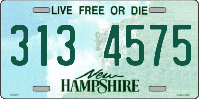 NH license plate 3134575