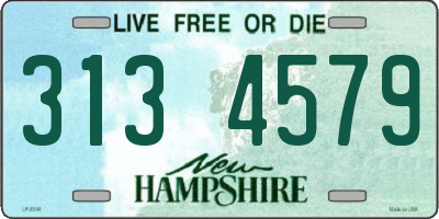 NH license plate 3134579
