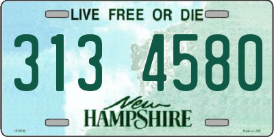 NH license plate 3134580
