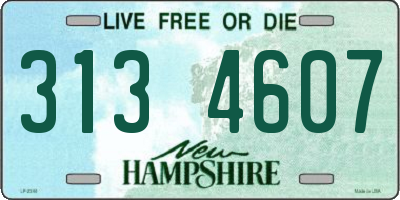 NH license plate 3134607