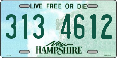 NH license plate 3134612