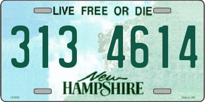 NH license plate 3134614