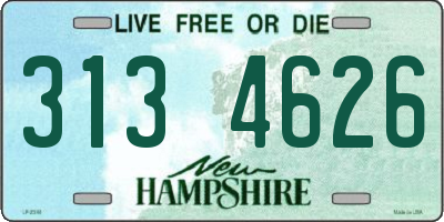 NH license plate 3134626