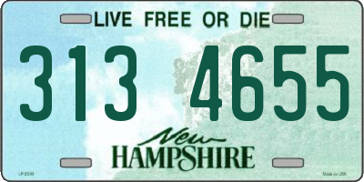NH license plate 3134655
