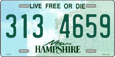 NH license plate 3134659