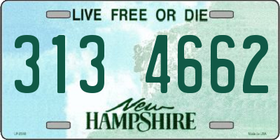 NH license plate 3134662