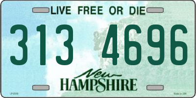 NH license plate 3134696