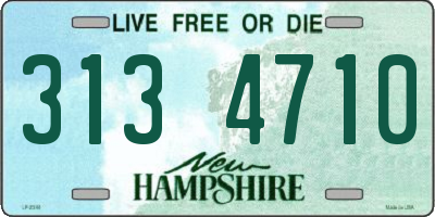 NH license plate 3134710