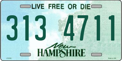 NH license plate 3134711