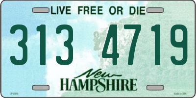 NH license plate 3134719