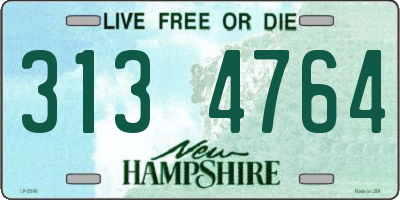 NH license plate 3134764