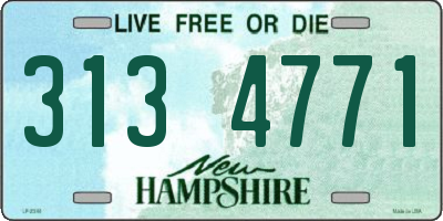 NH license plate 3134771