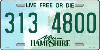 NH license plate 3134800