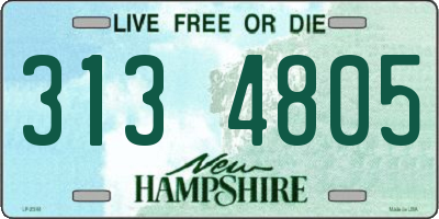 NH license plate 3134805