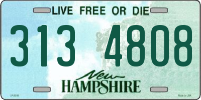 NH license plate 3134808