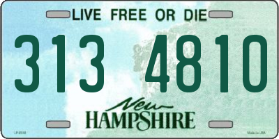 NH license plate 3134810