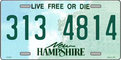 NH license plate 3134814