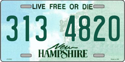 NH license plate 3134820