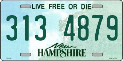 NH license plate 3134879
