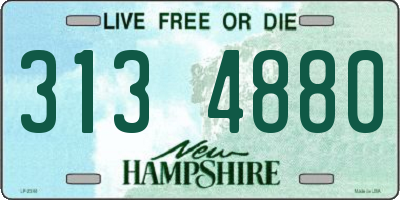 NH license plate 3134880
