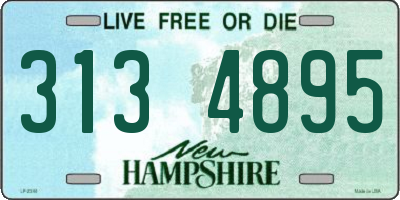 NH license plate 3134895