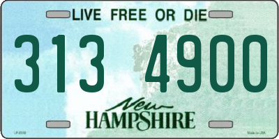 NH license plate 3134900