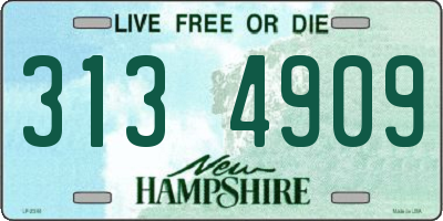 NH license plate 3134909