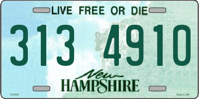 NH license plate 3134910