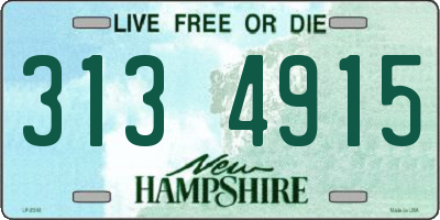 NH license plate 3134915
