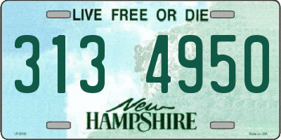 NH license plate 3134950