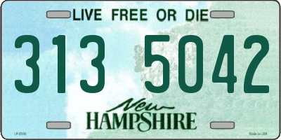 NH license plate 3135042