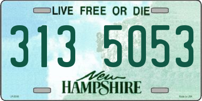 NH license plate 3135053