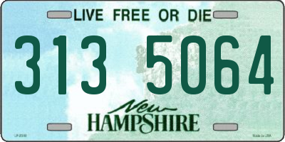 NH license plate 3135064