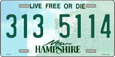 NH license plate 3135114