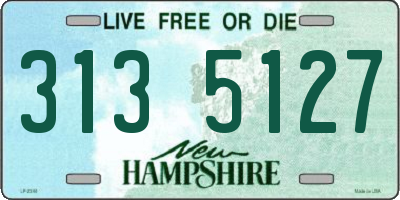 NH license plate 3135127