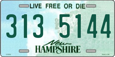 NH license plate 3135144