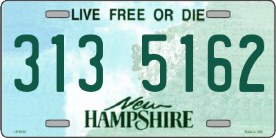 NH license plate 3135162