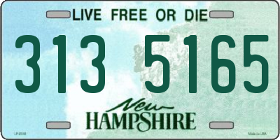 NH license plate 3135165