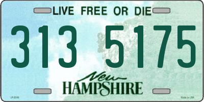 NH license plate 3135175