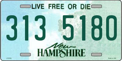 NH license plate 3135180