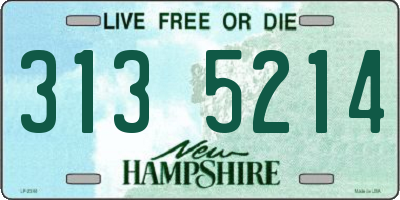 NH license plate 3135214