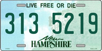 NH license plate 3135219