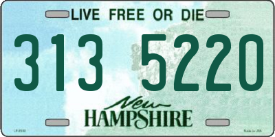 NH license plate 3135220
