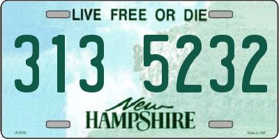 NH license plate 3135232