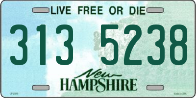 NH license plate 3135238