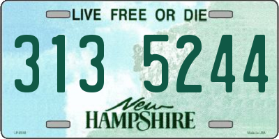 NH license plate 3135244