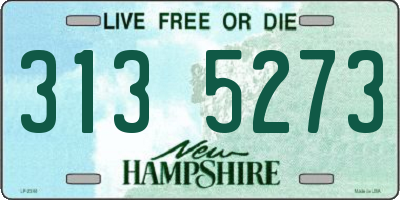 NH license plate 3135273